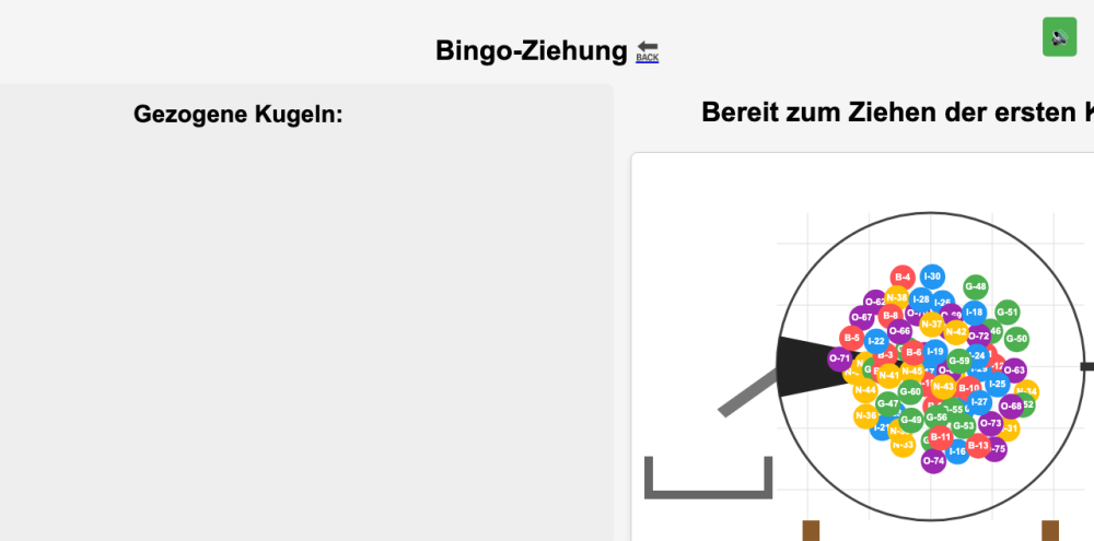 Bingo-Ziehung